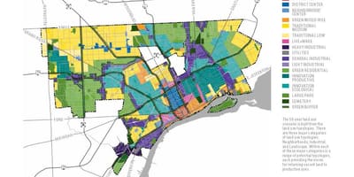 Detroit no mapa